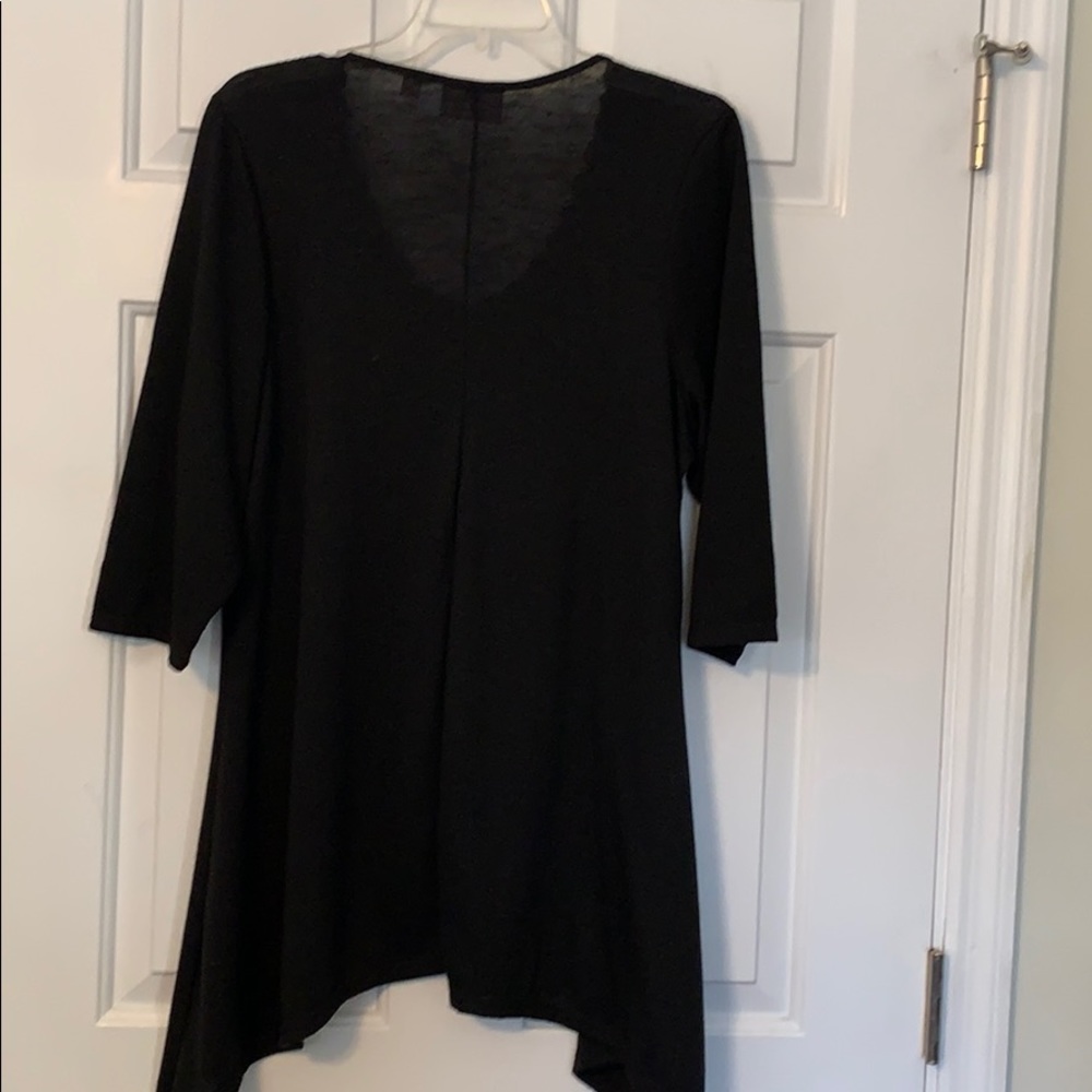 V-neck Top - asymmetrical Sz 18/20 - Picture 2 of 6